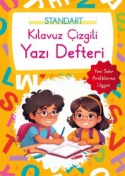 Kılavuz Çizgili Yazı Defteri Büyük Boy - Turuncu - Parıltı Yayınları