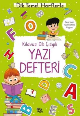 Kılavuz Dik Çizgili Yazı Defteri Büyük Boy - 1