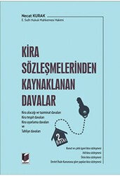 Kira Sözleşmelerinden Kaynaklanan Davalar - Adalet Yayınevi