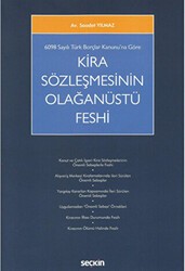 Kira Sözleşmesinin Olağanüstü Feshi - Seçkin Yayıncılık
