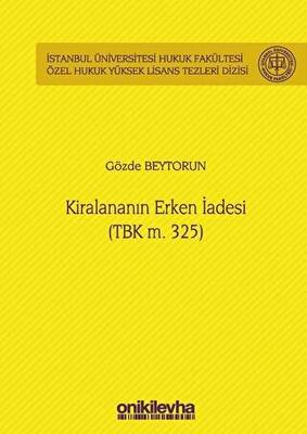 Kiralananın Erken İadesi - 1