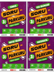 Kırmızı Beyaz Yayınları 3. Sınıf Yeni Nesil Soru Parkuru Seti 4 Kitap - Kırmızı Beyaz Yayınları