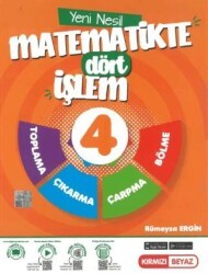 Kırmızı Beyaz Yayınları 4. Sınıf Yeni Nesil Dört İşlem Matematik - 1