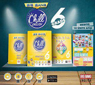 Kırmızı Beyaz Yayınları 6. Sınıf Chill English Practice Book+Fantastic Four+Quiz Book+Ünite Afişleri - 1