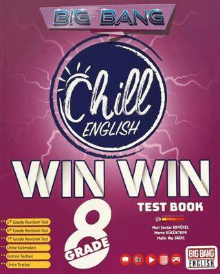 Kırmızı Beyaz Yayınları 8. Grade Big Bang Chill English Win Win Test Book - 1