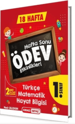 Tekno 1. Sınıf Haftasonu Ödev Etkinlikleri Yeni - Kırmızı Beyaz Yayınları