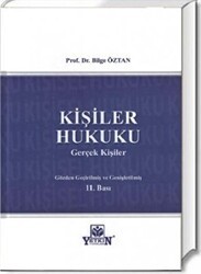 Kişiler Hukuku - Yetkin Yayınları