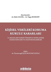 Kişisel Verileri Koruma Kurulu Kararları - On İki Levha Yayınları