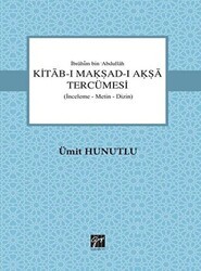 Kitab-ı Makşad-ı Akşa Tercümesi - Gazi Kitabevi