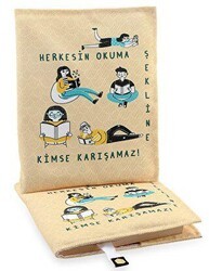 Kitap Kılıfı - Herkesin Okuma Şekline Kimse Karışamaz - Bcoverart
