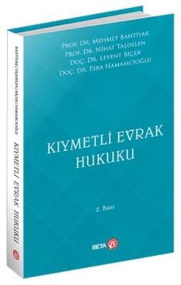 Kıymetli Evrak Hukuku - 1