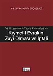 Kıymetli Evrakın Zayi Olması ve İptali - Beta Yayınevi