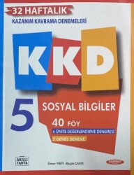 Kurmay Yayınları KKD 5. Sınıf Sosyal Bilgiler Haftalık Kazanım Kavrama Denemeleri - Kurmay Yayınları