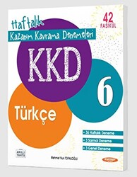 Kurmay Yayınları KKD 6. Sınıf Türkçe Haftalık Kazanım Kavrama Denemeleri - 1