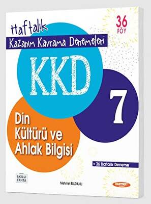 Kurmay Yayınları KKD 7. Sınıf Din Kültürü Ve Ahlak Bilgisi Haftalık Kazanım Kavrama Denemeleri - 1