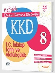 Kurmay Yayınları KKD 8. Sınıf T.C. İnkılap Tarihi Ve Atatürkçülük Haftalık Kazanım Kavrama Denemeleri - Kurmay Yayınları