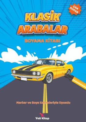 Klasik Arabalar Boyama Kitabı - 1