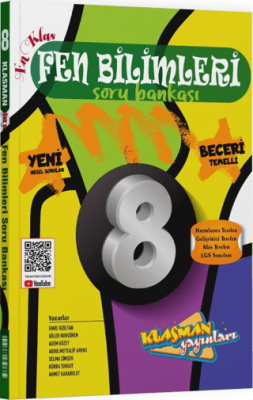 Klasman Yayınları 8. Sınıf Fen Bilimleri Soru Bankası - 1