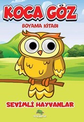 Koca Göz Boyama - Sevimli Hayvanlar - Bookalemun Yayınevi