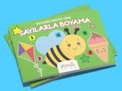 Kodlamalı Aktivite Serisi - Sayılarla Boyama Kitabı - Seviye 1 - Staau Çocuk