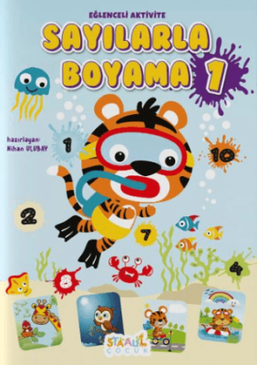Kodlamalı Eğlenceli Aktivite - Sayılarla Boyama Kitabı 1 - 1