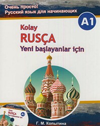Kolay Rusça - Yeni Başlayanlar İçin + CD A1 - Nüans Publishing
