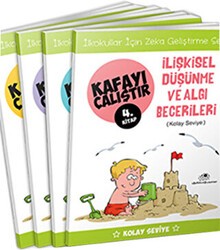 Kolay Seviye - Kafayı Çalıştır 4 Kitap Takım - Uğurböceği Yayınları