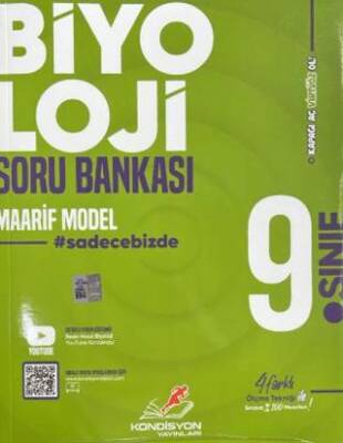 Kondisyon Yayınları 9. Sınıf Biyoloji Virtüöz Serisi Soru Bankası - 1