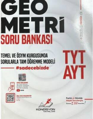 Kondisyon Yayınları TYT-AYT Geometri Virtüöz Serisi Soru Bankası - 1