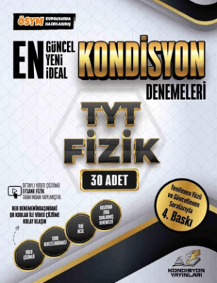 Kondisyon Yayınları TYT Fizik 30 Lu Deneme - 1