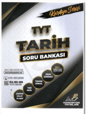 Kondisyon Yayınları TYT Tarih Kardiyo Serisi Soru Bankası - 1