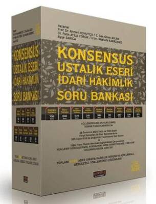 KONSENSUS Ustalık Eseri İdari Yargı Hakim Yardımcılığı Soru Bankası - 1