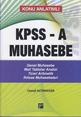 Konu Anlatımlı KPPS-A Muhasebe - 1
