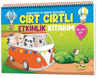 Konuşma ve Dikkati Geliştiren Cırt Cırtlı Etkinlik Kitabım 16-24 Ay - 1