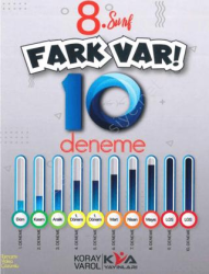 Koray Varol Akademi 8. Sınıf LGS Fark Var 10 Deneme Seti - 1