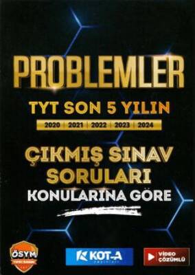 Problemler Son 5 Yıl Çıkmış Sorular - 1