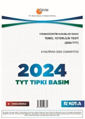 TYT 2024 Tıpkı Basım - 1