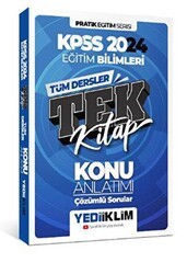 Yediiklim Yayınları KPSS Pratik Eğitim Serisi Tüm Dersler Eğitim Bilimleri Tek Kitap Konu Anlatımı Soru İlaveli - Yediiklim Yayınları