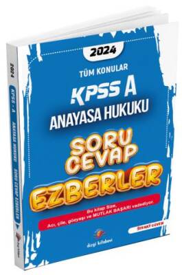 KPSS A Grubu Anayasa Hukuku Soru Cevap Ezberler - 1