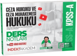 KPSS A Grubu Ceza Hukuku ve Ceza Muhakemesi Hukuku Video Ders Notları - İndeks Akademi Yayıncılık