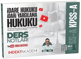 KPSS A Grubu İdare ve İdari Yargılama Hukuku Video Ders Notları - 1