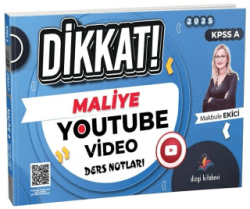 KPSS A Grubu Maliye DİKKAT YouTube Video Ders Notları - Dizgi Kitap