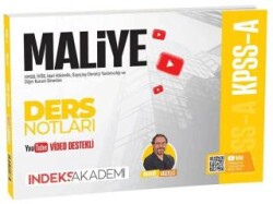 KPSS A Grubu Maliye Video Ders Notları - İndeks Akademi Yayıncılık