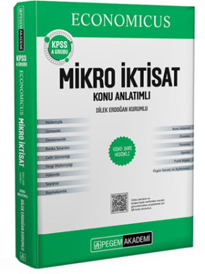 KPSS A Grubu Mikro İktisat Konu Anlatımlı - 1