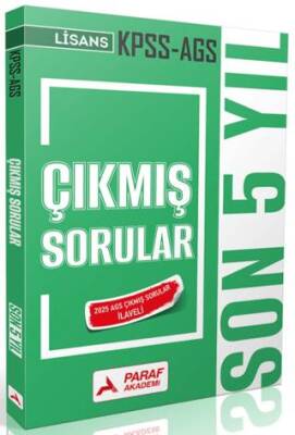 KPSS AGS Çıkmış Sorular Son 5 Yıl - 1
