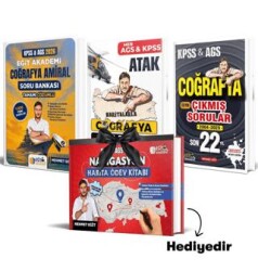 KPSS - AGS Coğrafya Tamamı Çözümlü Soru Bankası Seti - Eğit Akademi