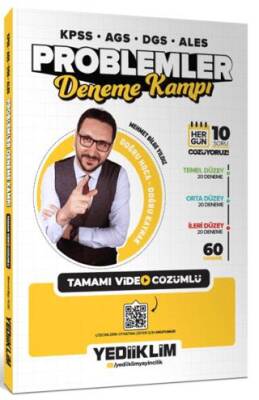 KPSS-AGS-DGS-ALES Problemler Tamamı Video Çözümlü Deneme Kampı 60 Deneme - 1