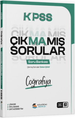 KPSS Coğrafya Çıkmamış Sorular Soru Bankası - 1