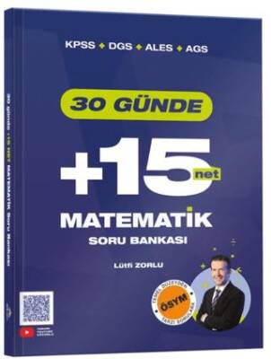 KPSS DGS ALES AGS 30 Günde Matematik +15 Net Soru Bankası - 1