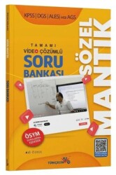 KPSS DGS ALES MEB-AGS Sözel Mantık Soru Bankası Çözümlü - Türkçecim TV Yayınları